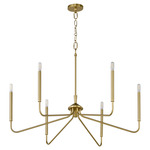 Providence Chandelier - Aged Brass