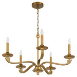 Chantelle Chandelier - Brushed Brass
