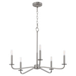 Rutherford Chandelier - Satin Nickel / Satin Opal