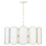 Belleview Pendant - Washed Oak / White
