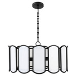 Belleview Pendant - Matte Black / White