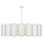 Belleview Pendant - Washed Oak / White
