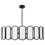 Belleview Pendant - Matte Black / White