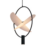Wing Pendant - Black / White