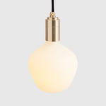 Enno Pendant - Brass / Matte White