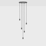 Five Multi Light Pendant - Graphite
