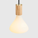 Noma Pendant - Oak / Matte White