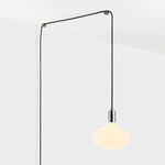 Oval II Plug-In Pendant - Graphite / Matte White