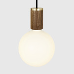 Sphere IV Pendant - Walnut / Matte White