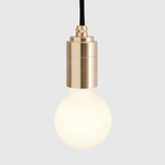 Sphere II Pendant - Brass / Matte White