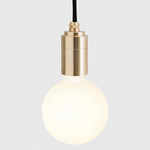 Sphere III Pendant - Brass / Matte White