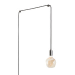 Voronoi I Plug-In Pendant - Graphite / Clear Tinted