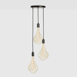 Voronoi III Multi Light Pendant - Black / Graphite / Clear Tinted