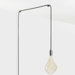 Voronoi III Plug-In Pendant - Graphite / Clear Tinted