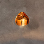 Mizu Pendant - White / Cognac