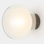 Nabila Wall / Ceiling Light - Satin Titanium / Dark Bronze / Champagne