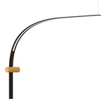 Nastro Extended Wall Light - Ash Cylinder / Sand Black