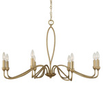 Corella Chandelier - Soft Gold