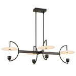 Kyoto Chandelier - Black / Frost