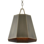 Granada Pendant - Weathered Brass