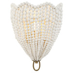 Biddeford Wall Light - Matte Gold / White