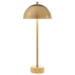 Dunham Buffet Lamp - Brass / Travertine Dunham Buffet Lamp - Brass / Travertine