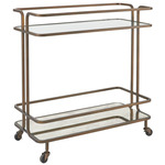 Erivo Bar Cart - Bronze / Mirror
