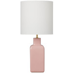 Anderson Table Lamp - Rose / White Linen