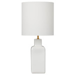 Anderson Table Lamp - New White / White Linen