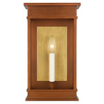 Cupertino Outdoor Wall Sconce - Natural Copper / Clear