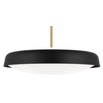 Draper XL Pendant - Midnight Black / Milk