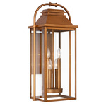 Wellsworth Outdoor Wall Sconce - Natural Copper / Clear