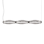 Jeff SP2 Linear Pendant - Matt Black Nickel / Crystal Jeff SP2 Linear Pendant - Matt Black Nickel / Crystal