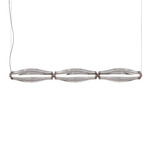 Jeff SP2 Linear Pendant - Matte Copper / Crystal Jeff SP2 Linear Pendant - Matte Copper / Crystal