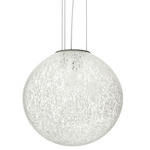 Rina LED Pendant - Matte Steel / White