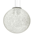 Rina LED Pendant - Matte Steel / White