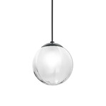 Puppet LED Pendant - Matte Black / White