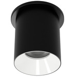 Zoron Round Color-Select Ceiling Light - Black / White / Clear