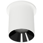 Zoron Round Color-Select Ceiling Light - White / Black / Clear