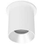 Zoron Round Color-Select Ceiling Light - White / Haze / Clear