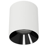 Zoron Round Color-Select Ceiling Light - White / Black / Clear
