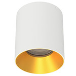 Zoron Round Color-Select Ceiling Light - White / Gold / Clear
