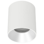 Zoron Round Color-Select Ceiling Light - White / Haze / Clear