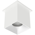 Zoron Square Color-Select Ceiling Light - White / Haze / Clear