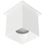 Zoron Square Color-Select Ceiling Light - White / White / Clear