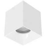 Zoron Square Color-Select Ceiling Light - White / White / Clear