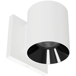 Zoron Round Color-Select Wall Light - White / Black / Clear