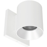 Zoron Round Color-Select Wall Light - White / Haze / Clear