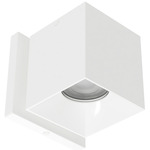 Zoron Square Color-Select Wall Light - White / White / Clear