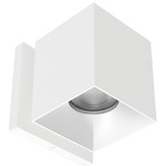 Zoron Square Color-Select Wall Light - White / Haze / Clear